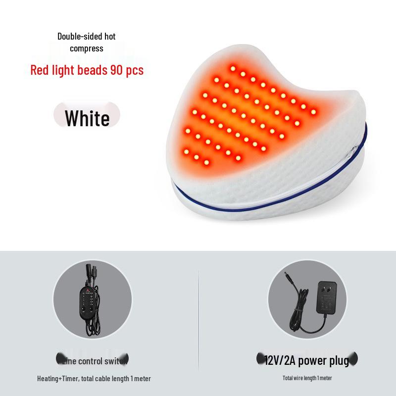 

U-Shaped Electric Heating Knee Pillow for Bedridden, Elderly, Pregnant Women белый