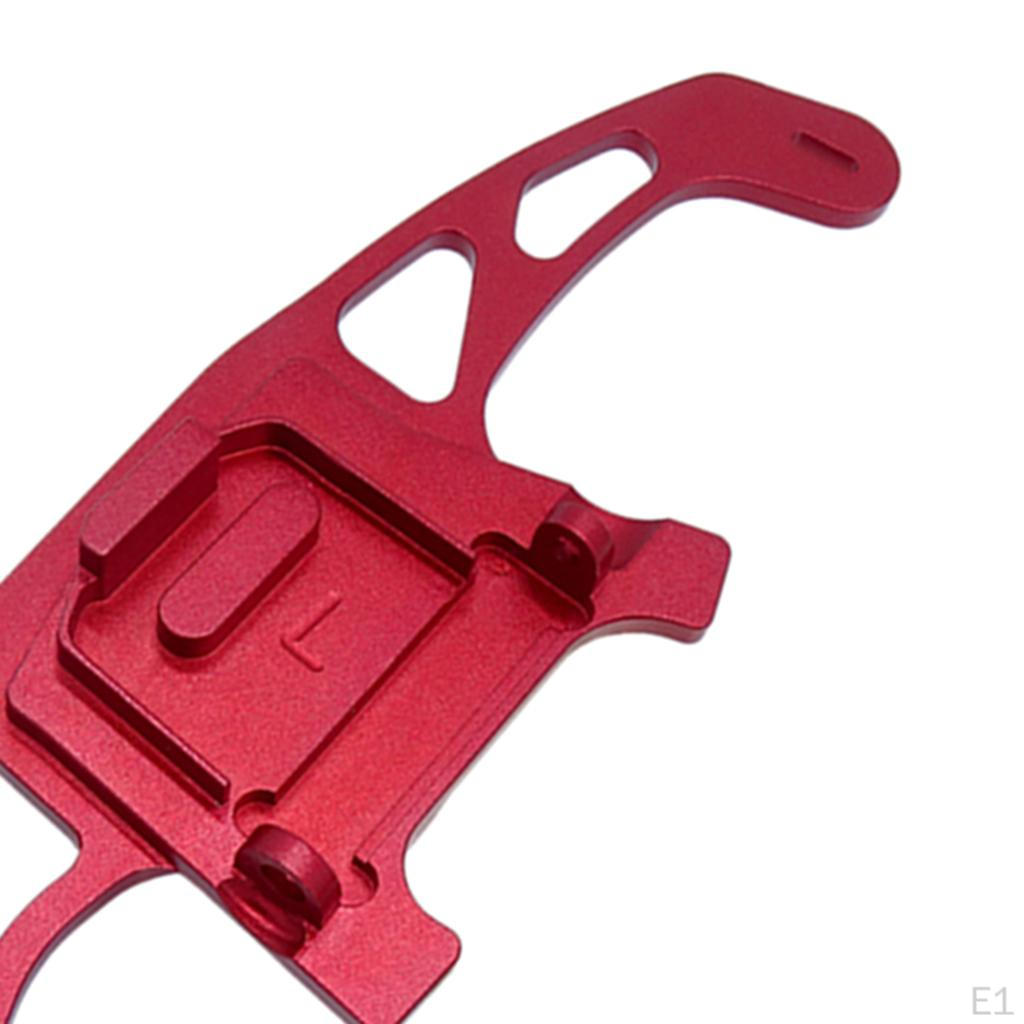 1 Pair Aluminum Alloy Steering Wheel Paddle er Extension for Car Interior Decoration