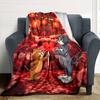 1pc Tom and Jerry Flannel Blanket Soft Warm Throw for Home, Office, Travel, All-Season Cozy Bedding GiftL1080
