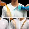 T-shirt da uomo impermeabile anti-sporco, idrorepellente, antimacchia, traspirante, antivegetativa, ad asciugatura rapida, manica corta, per escursionismo all'aperto
