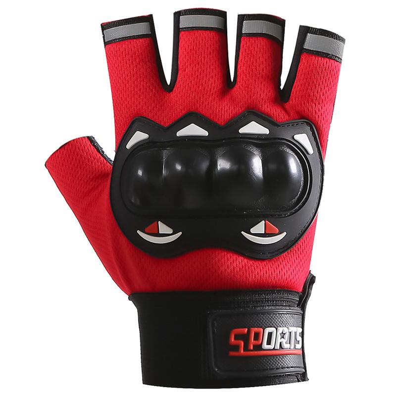 Riding Gloves Men's Locomotive Motorcycle Rider Anti-skid Protective Long Finger