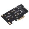 NGFF M.2 to PCIe Adapter Support NGFF B Key M Key PCIe X4 Card with SATA 3.0 Cable for 2242 2260 2280 SSD