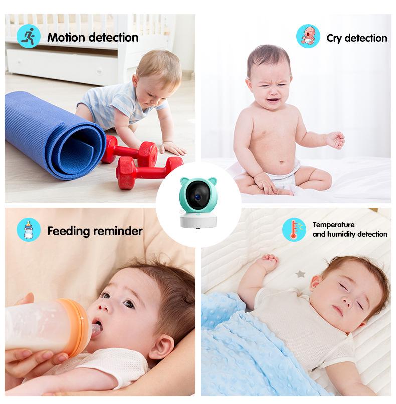 Tuya 5" WiFi Baby Monitor with Voice Intercom