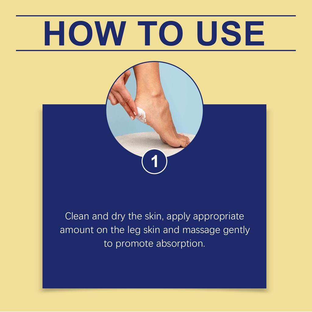 Foot Care Soothing Cream Relieves Fasciitis, Foot Fatigue, Nourishes And Moisturizes The Foot Skin