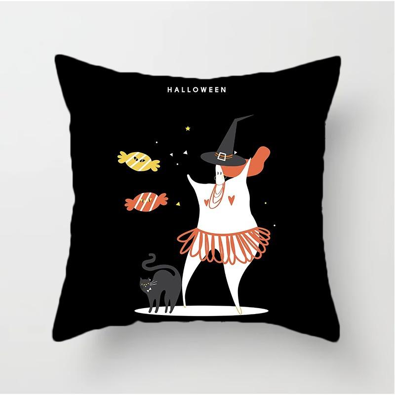 Halloween Children's Gift Pumpkin Lantern Cartoon Pillowcase Atmosphere Living Room Decoration