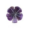 1pc Natural Stone Four Leaf Clover Carving Figurines Ornaments Reiki Stone Crafts Home Tabletop Decoration Gift