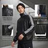 adidas Originals Trainingsjacke Kunstleder 3S Stehkragen Reißverschluss Jacke Unisex Jacken KQ5472