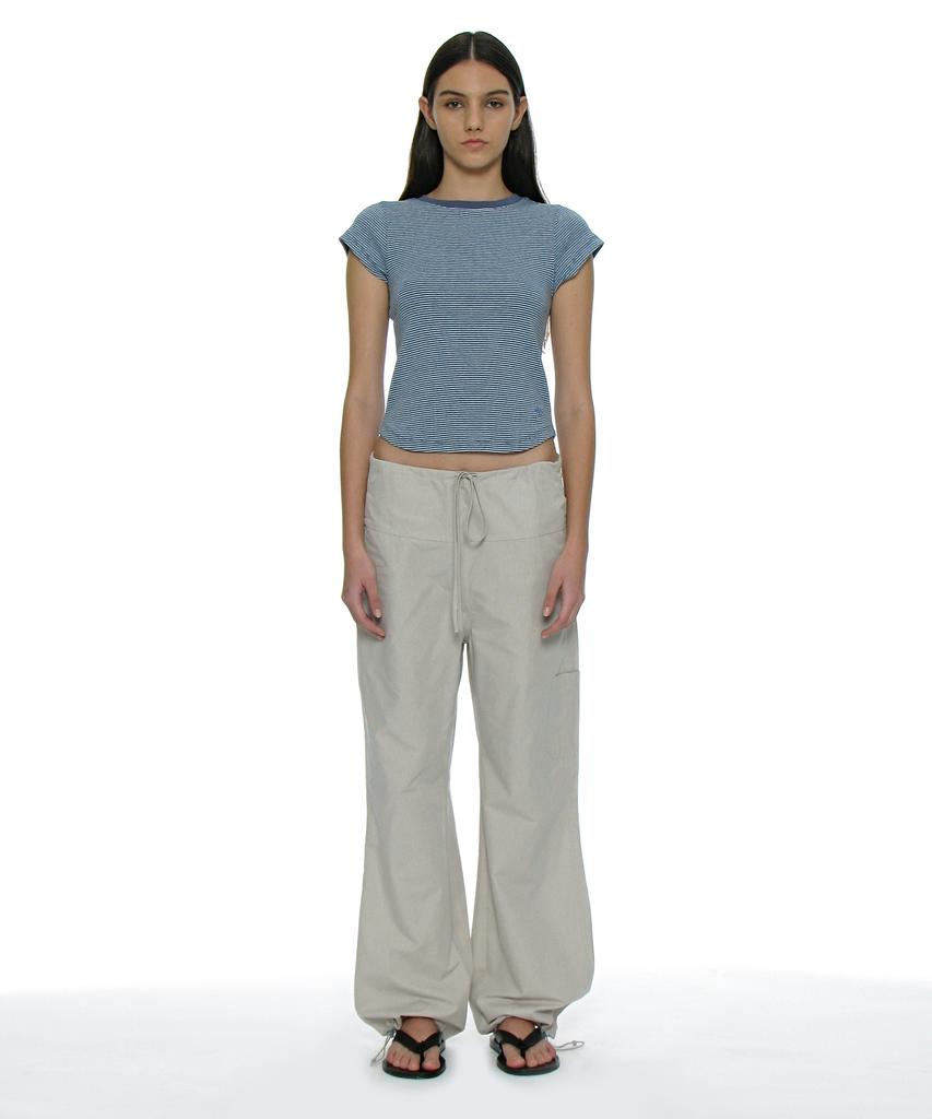 PARTIMENTO WOMEN Rounded Drawstring Pants_8 Colors