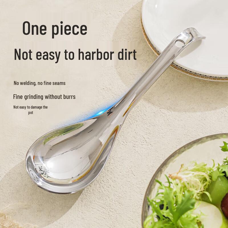 Stainless Steel Chinese Serving Spoon