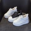 Women's Shoes 2026 New Four Seasons Thick soled High Heels Interior Height Increase Women's Shoes Single Shoes Sports Shoes
