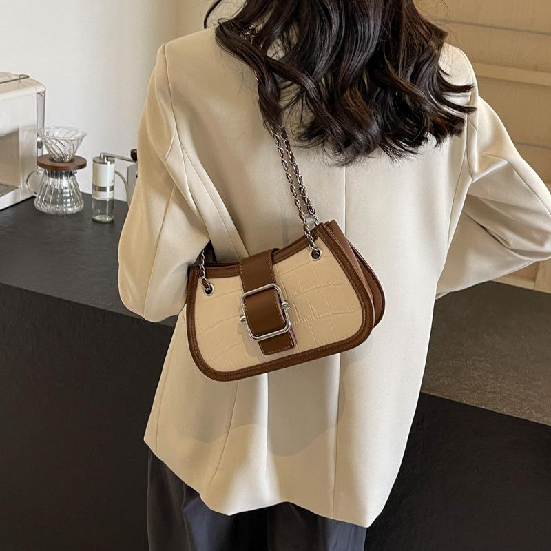 Popular bags women's new spring and summer trendy texture fashionable single shoulder underarm bag method stick bag