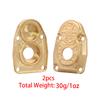 Brass Mount Portal Axle Steering Knuckles Housing Counter Weights for 1/10 RC Crawler Axial Capra 1.9 UTB SCX10 III AXI03006