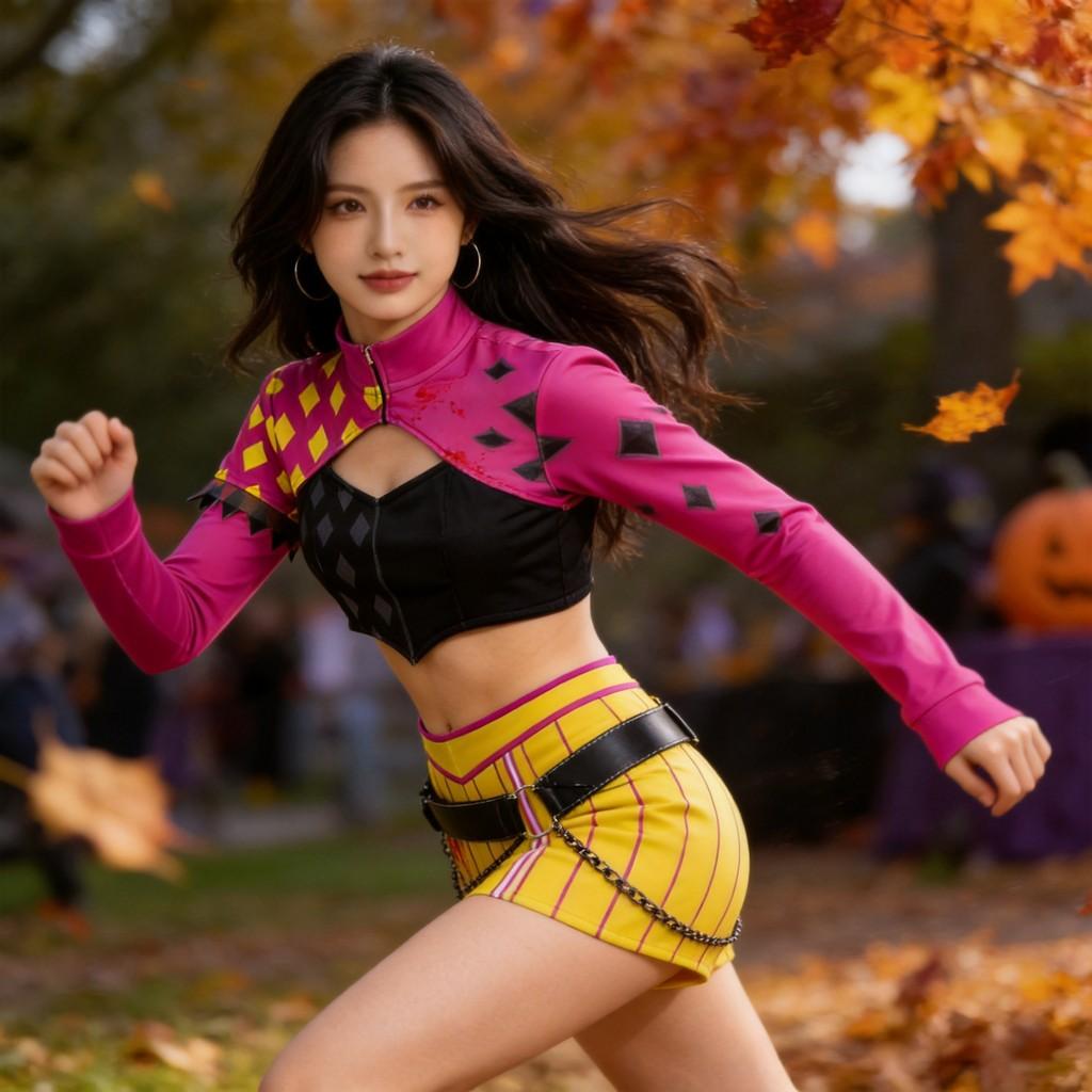 Costume Cosplay Dead By Daylight Per Mina Cosplayer Festa di Halloween Con Tessuto in Poliestere Per Adulti