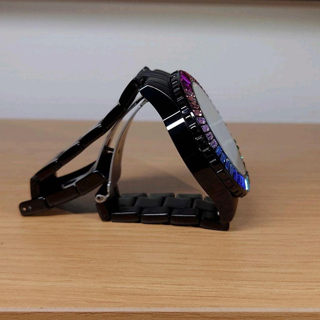 Used [Limited Model] FOSSIL Garrett Rainbow Watch LE1085