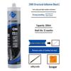 Weather-Resistant Black Silicone Sealant for Doors and Windows