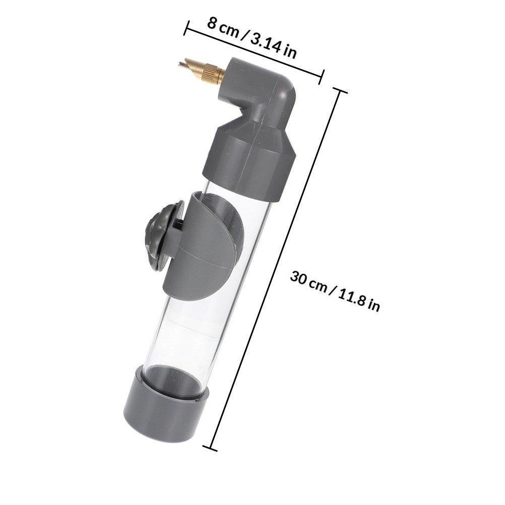 

Automatic Hanging Water Dispenser for Bird Cage Safe Gentle PVC Material Wear-Resistant Clear Capacity View Parrot Water Drinker серый