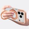 For iPhone 17 Pro Case Rotating Kickstand TPU + TPE Phone Cover Compatible with MagSafe