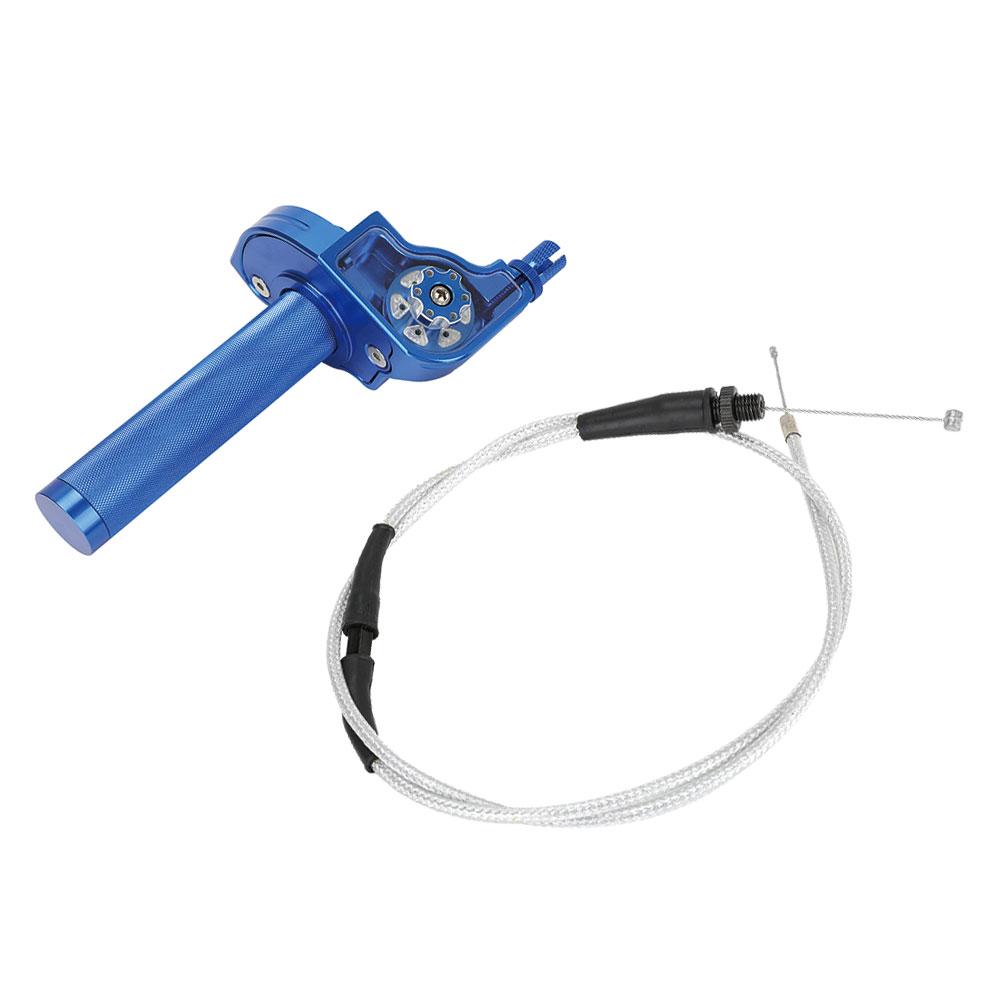 7/8''22mm Motorcycle Accelerator Handlebar Throttle Visible Twist Grip Universal CNC Aluminum For Pit Dirt Bike Motocross ATV