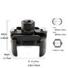 New Adjustable Two-Jaws Oil Filter Wrench Filter 60-80mm Filter Wrenches Remover Steel Fuel Cast Two-Claw Disassembly Tools