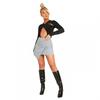 Missy Empire Womens/Ladies Wrap Tailored Mini Skirt