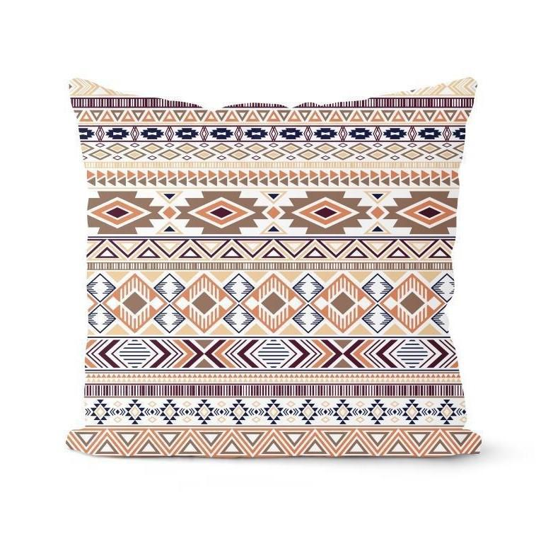 Ethnic Style Throw Pillow Cover Retro Abstract Decoration Home Bedroom Living Room Sofa Cushion Pillow Cover
