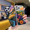 Summer new oil painting style pastoral hut iPhone14 mobile phone case Apple 17promax matte bare metal feel