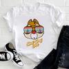 Kawaii T-shirt Cartoon Little Mermaid Print Short Sleeve T Shirt Fashion Streetwear Fashion Unisex Clothing Tops