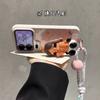Crying baby double bracket lanyard suitable for apple 11promax mobile phone iphone11 huawei love window soft case