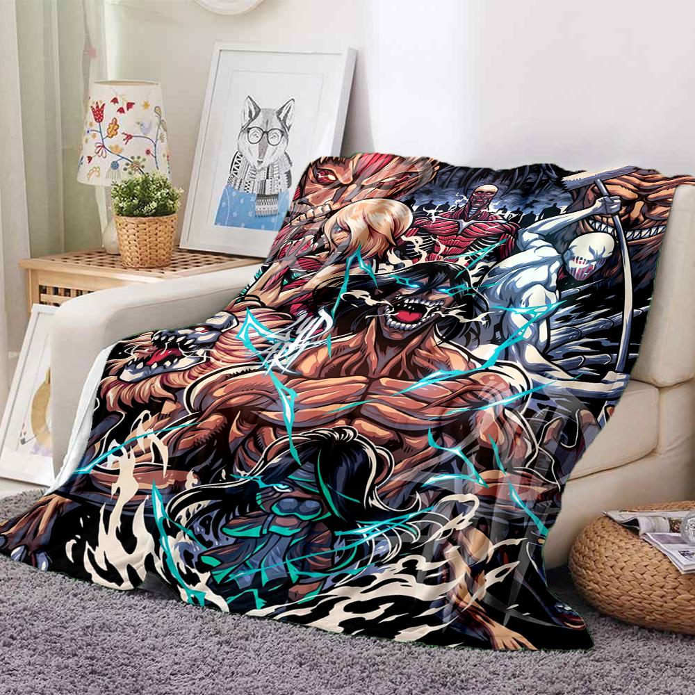 1Pc Monsters Unleashed Chaos Reigns Blanket Soft And Comfortable Casual Warm Camping Travel Christmas Halloween Xmas Gift M924611