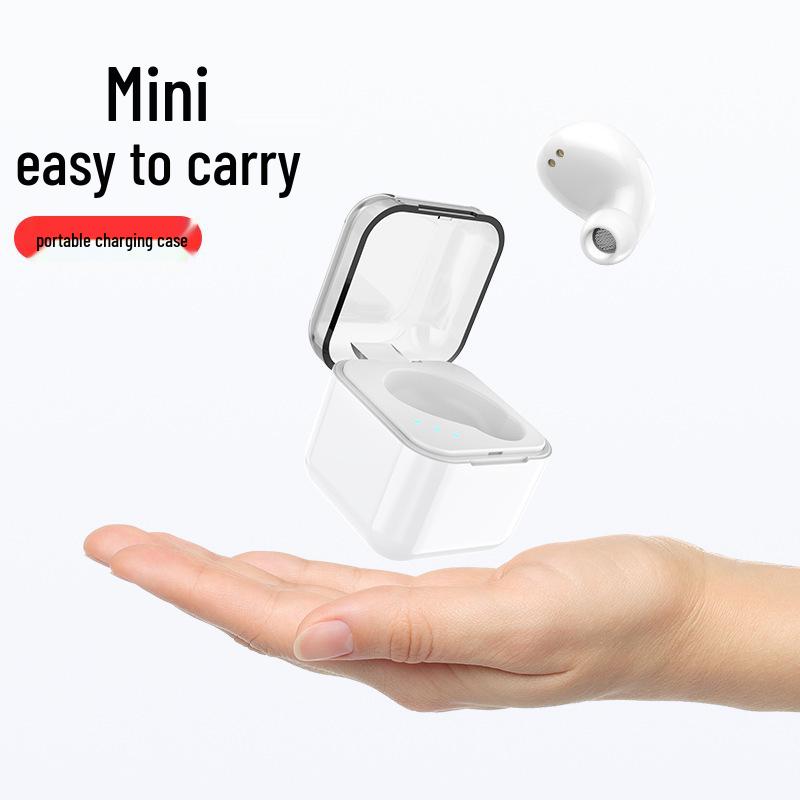 B8 Mini Invisible TWS Noise-Cancelling Bluetooth Earbuds with Charging Case