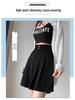 Women's High-Waisted Pleated Wide-Leg Shorts - 2024 Spring/Autumn Collection