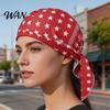 Paisley Kopftuch Kühlender Turbanhut Muster Elastische Passform Verstellbare Riemen Piratenstil Bandana Atmungsaktives Schweißableitendes Gewebe Outdoor Fahrradkappe