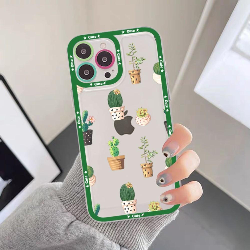 Cartoon Art Summer Cactus Phone Case For Samsung A 10 20 30 70 13 21 32 72 22 51 52 53 71 73 32 4g 32 5g Fundas