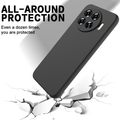 Voor TECNO Spark 20 Pro+ Hoesje Zachte Voering Vloeibare Siliconen Valbestendige Telefoonhoes
