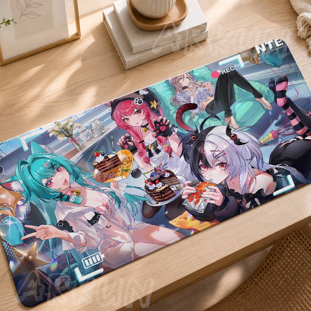 Cool Video Game Neverness To Everness Mouse Pad Nonslip Rubber Gamer Computer Mat Decoracion Deskmat Laptop Office Large Mat