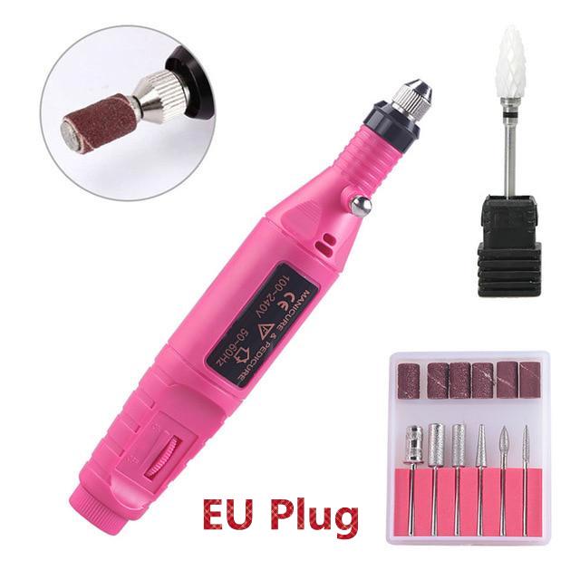Diamond Electric Nail Drill Cutter Pedicure Electric Manicure Drill Accessory