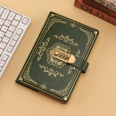 PU Leather Diary Writing Pads A5  100Sheets Lockable Secrets Journal  Work