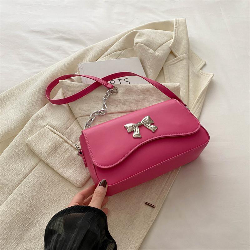 Sac à bandoulière papillon élégant grande capacité design d'été chic avec bandoulière chaîne