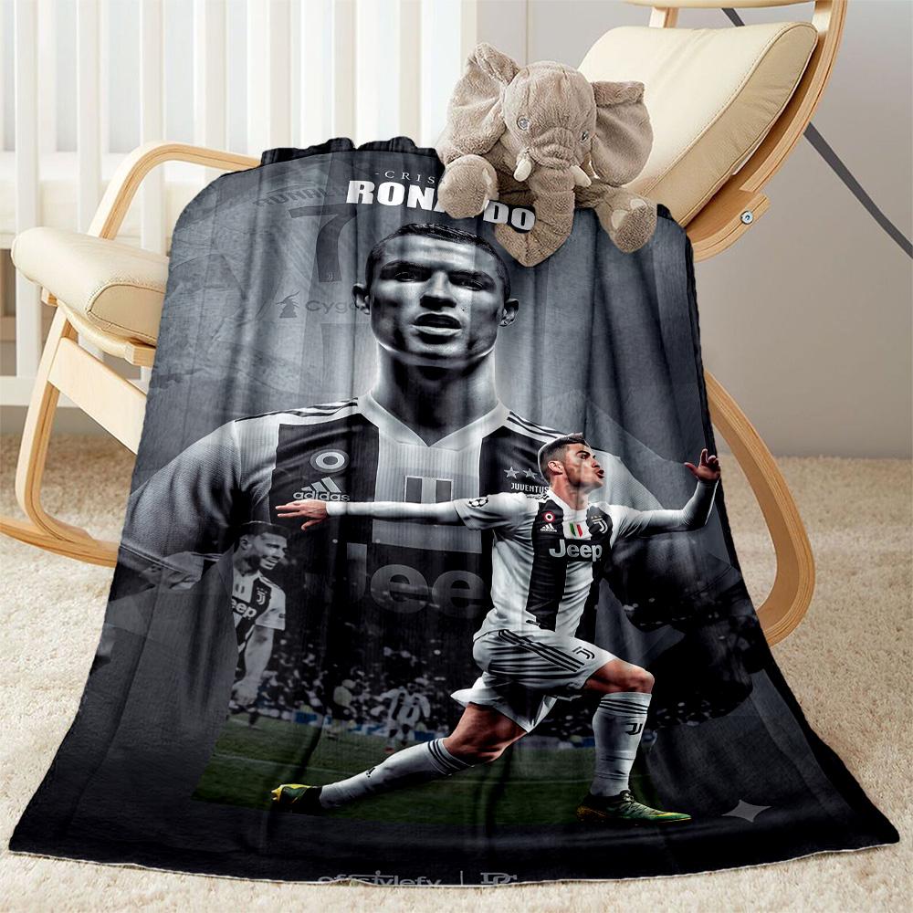 Ronaldo's Juventus Celebration Blanket Warmthful Decor Perfect for Picnics Chair Office Four Seasons Universal Stylish Decor