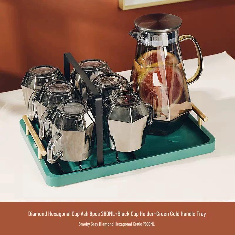 TXRMDX Elegant Glass Drinkware Set