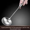 NHZHIW Large Stainless Steel Soup & Stir-fry Ladle