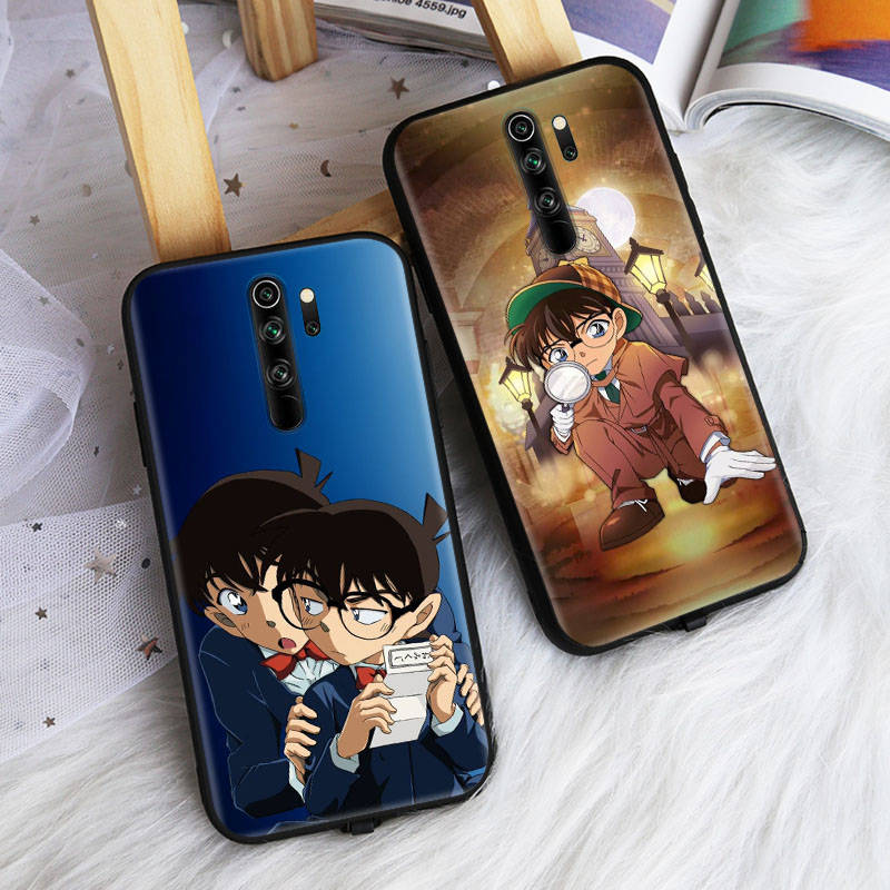 

Чехол для iPhone 15 14 12 Xiaomi Redmi Note 13C VIVO Y20 Samsung S24 FE Realme C21y OPPO A76 Детектив Конан