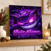 Gengar Custom Name Diamond Painting Personalized 5D Full Drill DIY Diamond Art Home Decor
