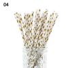 Party Supplies Snowflake Drinking Straw Disposable Christmas Decorations Christmas Paper Straws