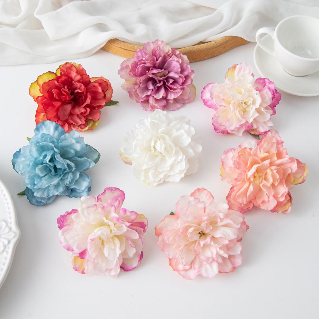 5/10 Stück Künstliche Blumen Pfingstrose Hochzeit Brautparty Valentinstag Zuhause Dekorations Gartenbögen Party DIY Geschenke Heißer Verkauf Blütenkopf