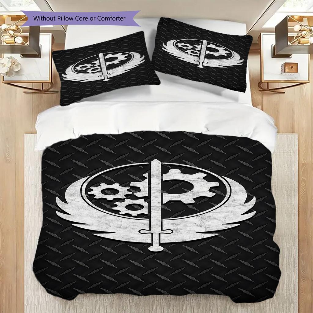 Fallout Postapocalyptic Survival Threepiece Set 1 Duvet Cover 2 Pillowcase Without Core Soft And Comfortable Christmas Birthday Gift