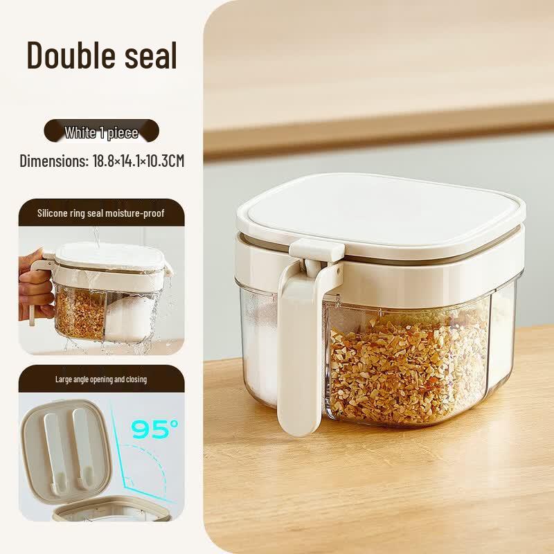 Integrated Multi-Compartment Spice & Salt Organizer Set