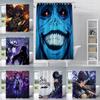 Intense Anime Character Bath Curtain -High-Quality Waterproof And Mildew-Proof Bathroom Decor For A Dramatic,Comic-Inspired Home