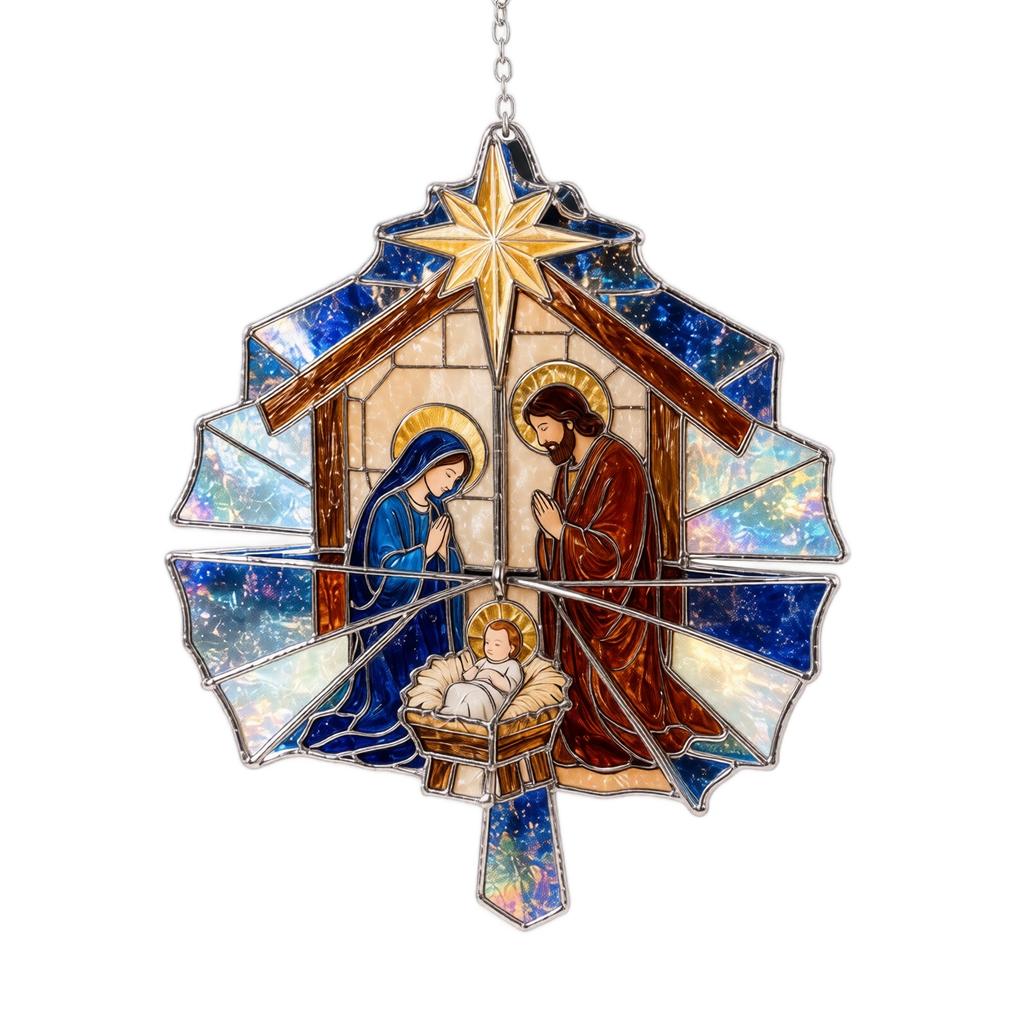Christmas Light Catcher Ornament Hanging Decoration for Christmas Tree Home Decor