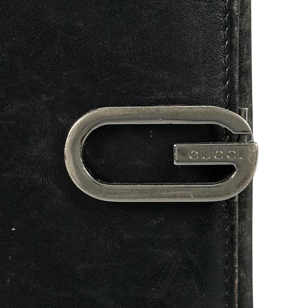 GUCCI Bifold Wallet black mens used